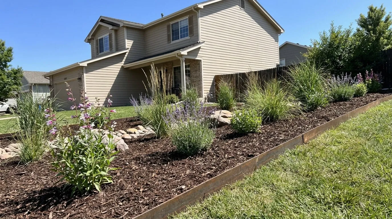 Relandscaping: example of the finished result