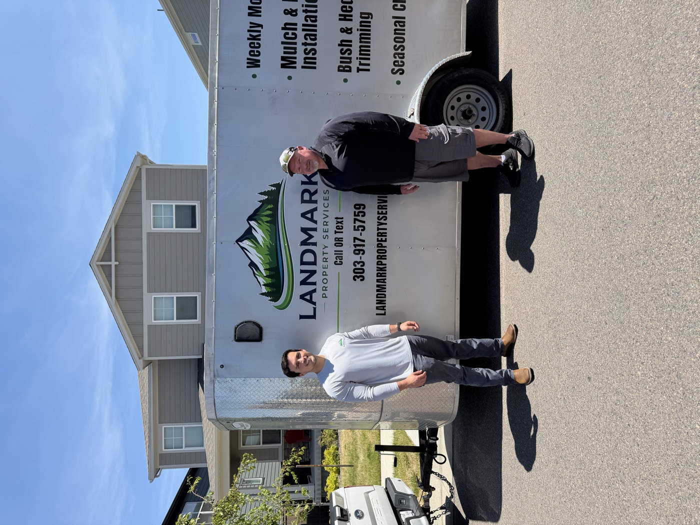 Chris and Michael, co-founders of Landmark Property Services
